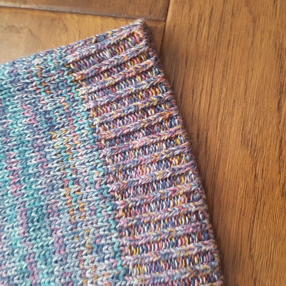 GAP 100% Cotton Women's Marl Knit Boat Neck Sweater Multicolour Size XL - Picture 10 of 15